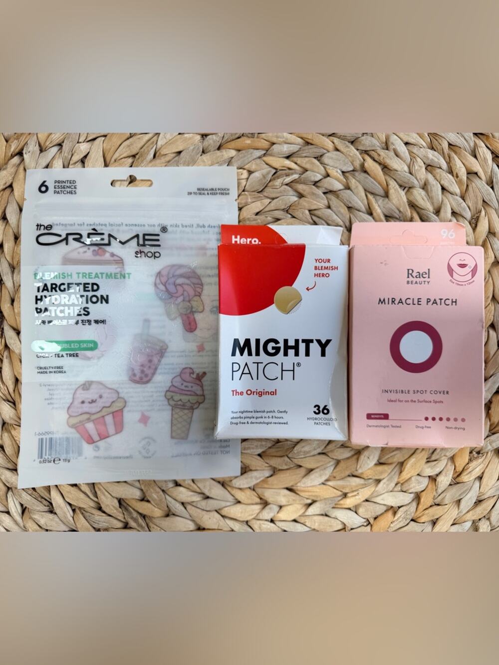 NEW! Acne Patch Bundle | Rael + Hero Mighty Patch + The Crème Shop | 138 Patches
